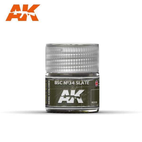 Ak-Interactive: Real Colors - Bsc Nâº34 Slate 10Ml