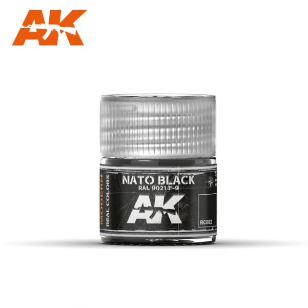 Ak-Interactive: Real Colors - Nato Black Ral 9021 F-9 10Ml