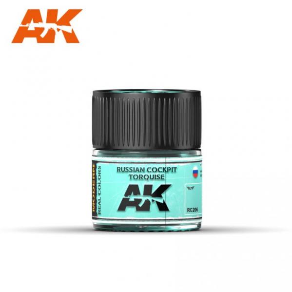Ak-Interactive: Real Colors - Russian Cockpit Torquise 10Ml