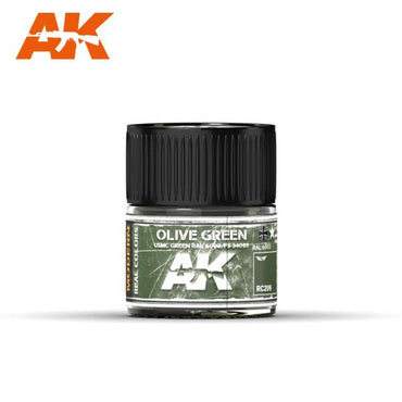 Ak-Interactive: Real Colors - Olive Green/Usmc Green Ral 6003/Fs34095 10Ml