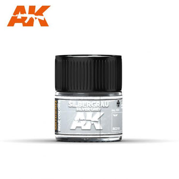 Ak-Interactive: Real Colors - Silbergrau -Silver Grey Ral 7001 10Ml