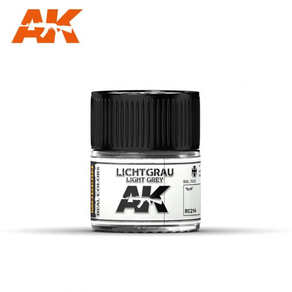 Ak-Interactive: Real Colors - Lichtgrau-Light Grey Ral 7035 10Ml