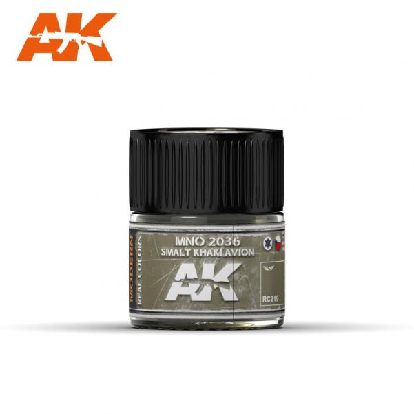 Ak-Interactive: Real Colors - Mno 2036 Smalt Khaki Avion 10Ml