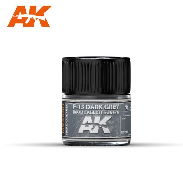 Ak-Interactive: Real Colors - F-15 Dark Grey (Mod Eagle) Fs 36176 10Ml