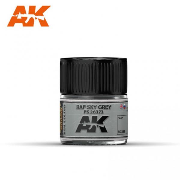 Ak-Interactive: Real Colors - Raf Sky Grey / Dkh L40/52 Grau / Fs 26373 - 10Ml