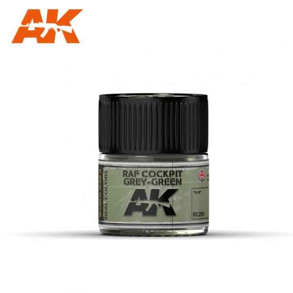 Ak-Interactive: Real Colors - Raf Cockpit Grey-Green 10Ml