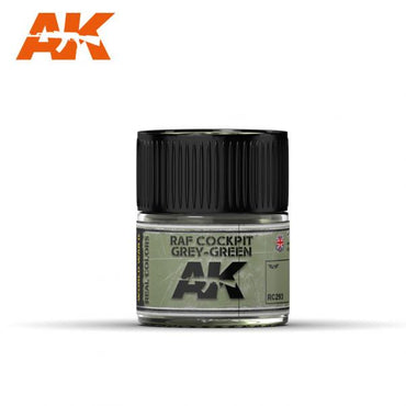 Ak-Interactive: Real Colors - Raf Cockpit Grey-Green 10Ml
