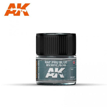 Ak-Interactive: Real Colors - Raf Pru Blue Bs381C/636 - 10Ml
