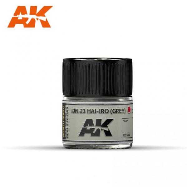 Ak-Interactive: Real Colors - Ijn J3 Hai-Iro (Grey) 10Ml