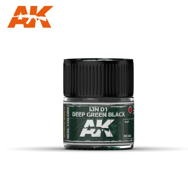Ak-Interactive: Real Colors - Ijn D1 Deep Green Black 10Ml
