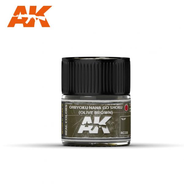 Ak-Interactive: Real Colors - Ohryuko Nana Go Shoku (Olive Brown) 10Ml