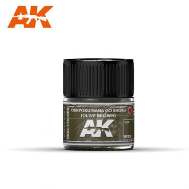 Ak-Interactive: Real Colors - Ohryuko Nana Go Shoku (Olive Brown) 10Ml