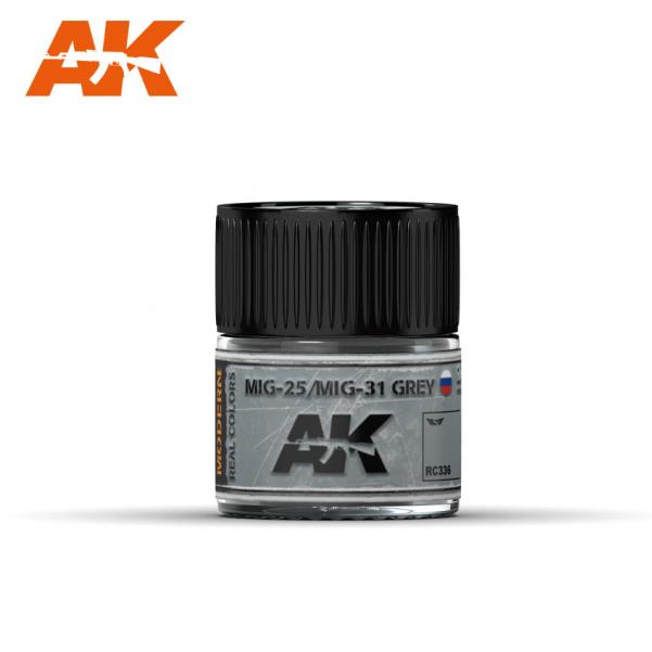 Ak-Interactive: Real Colors - Mig-25/Mig-31 Grey 10Ml