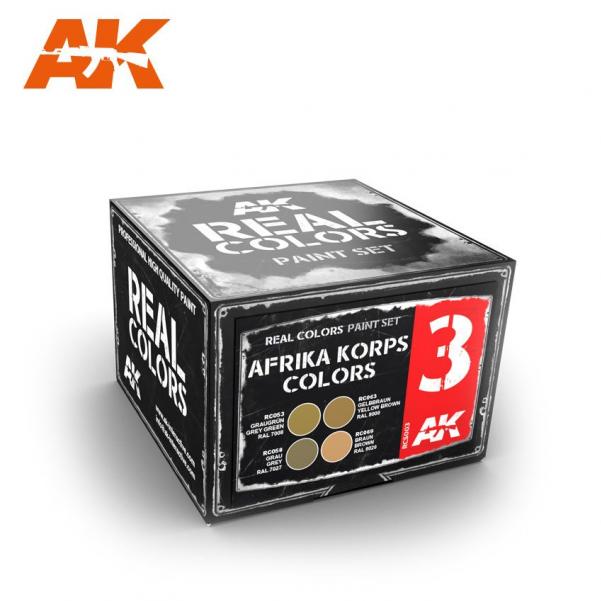 Ak-Interactive: Real Colors - Afrika Korps Colors Set