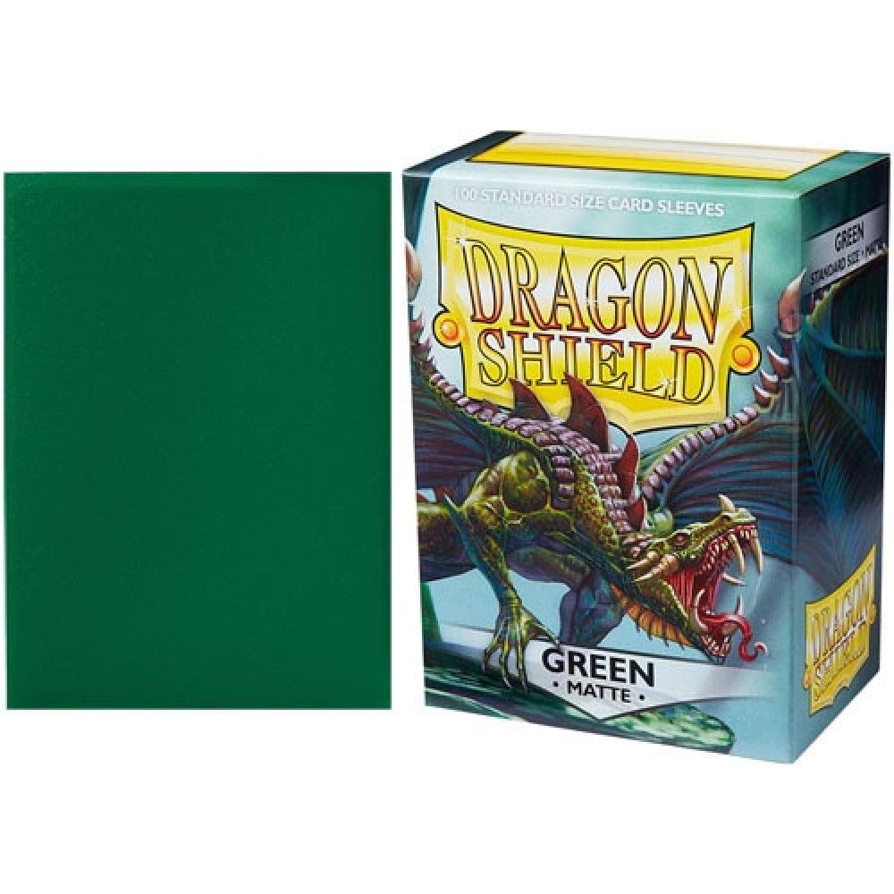 Dragon Shield Sleeves STD Matte Green (100)