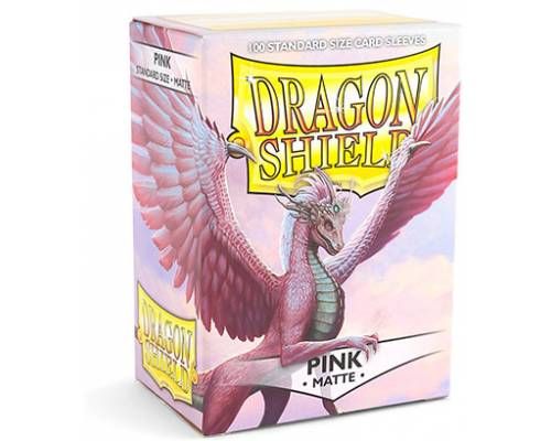 Dragon Shield: Sleeves STD Matte Pink (100)