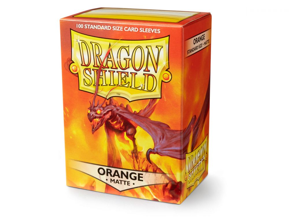 Dragon Shield Sleeves Matte Orange (100)