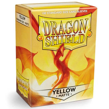 Dragon Shield Sleeves Matte Yellow (100)