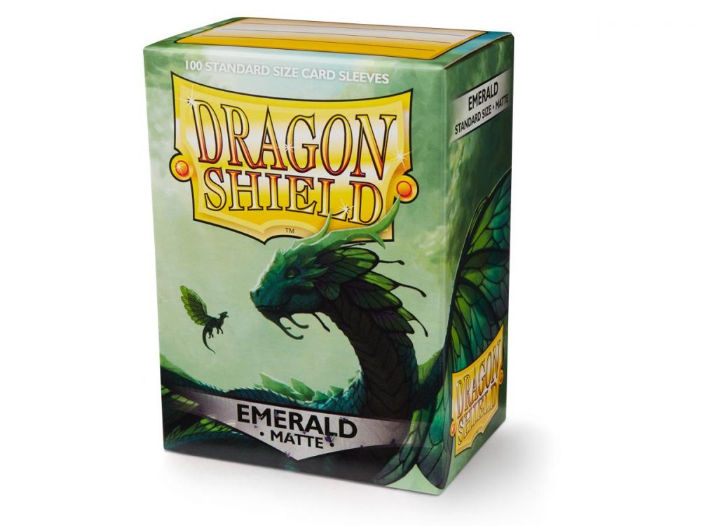 Dragon Shield Sleeve Matte Emerald (100)