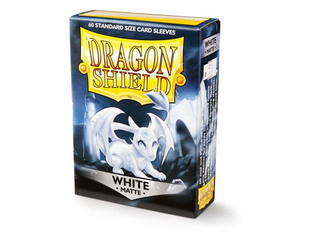 Dragon Shield Sleeves Matte White (60)