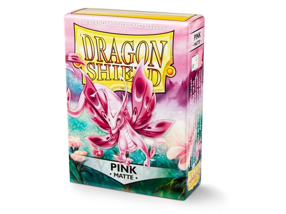 Dragon Shield Sleeves Matte Pink (60)