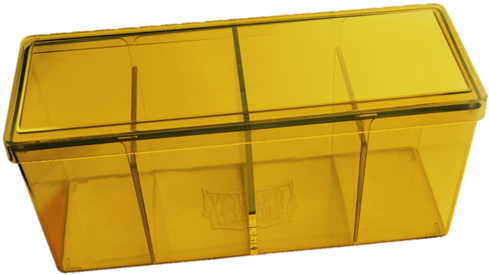 Dragon Shield 4 Compartment Storage Yellow