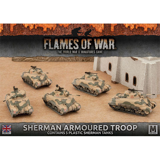Flames of War: British Sherman Armoured Platoon