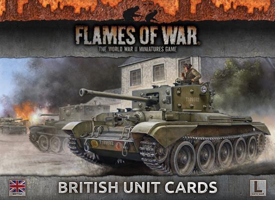 Flames of War: British Unit Cards