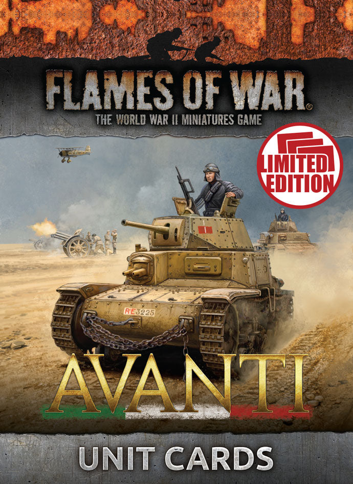 Flames of War: Avanti Unit Cards