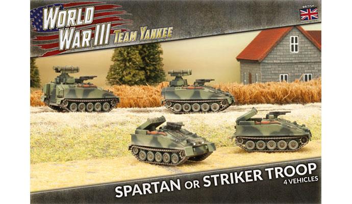 World War III Team Yankee: British Spartan or Striker Troop (Plastic)