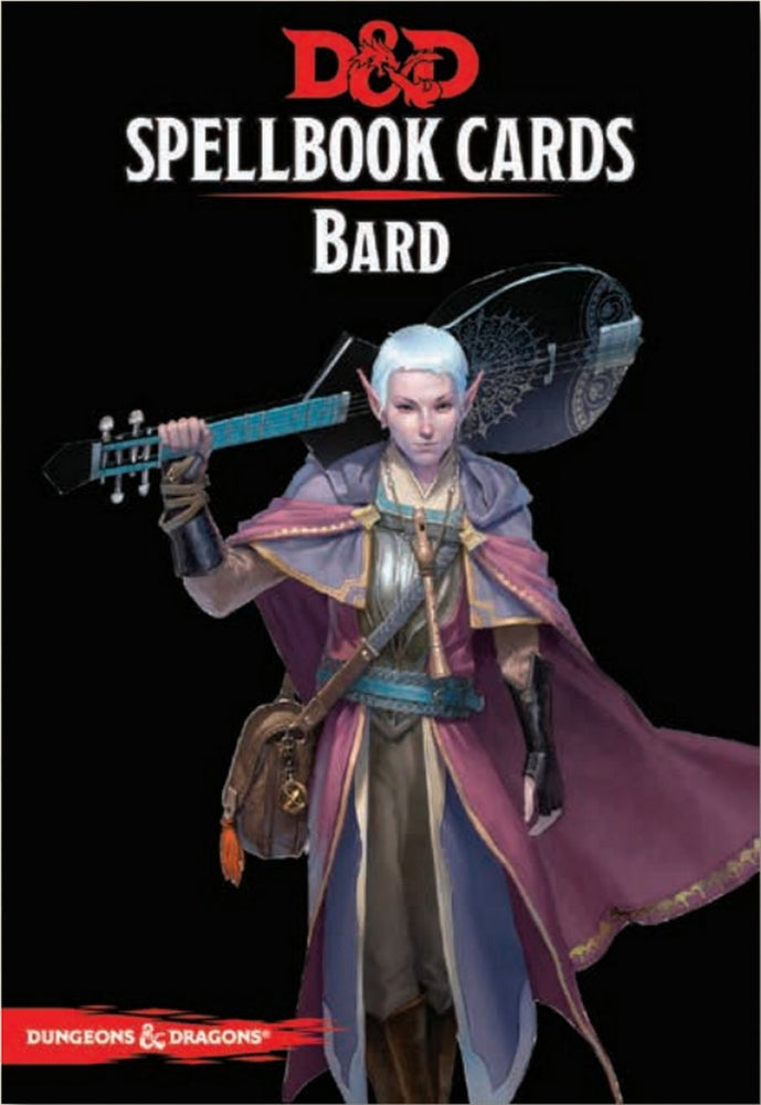 D&D: Spellbook Cards Bard Deck (110 Cards) Revised 2017 Edition