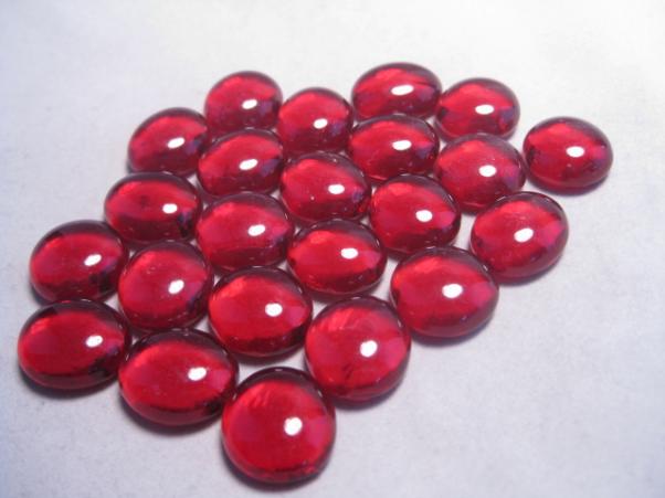 Chessex Red Gaming Stones (20 or more)
