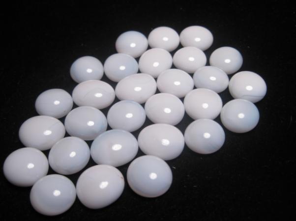 Chessex White Opal Gaming Stones (20 or more)