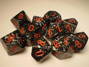 Chessex Dice Sets: Space Speckled d10 Set (10)