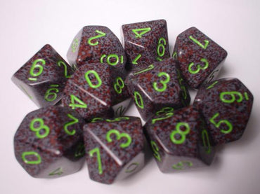 Chessex Dice Sets: Earth Speckled d10 Set (10)