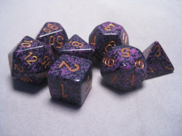 Chessex Dice Sets: Hurricane Poly 7-dice Cube