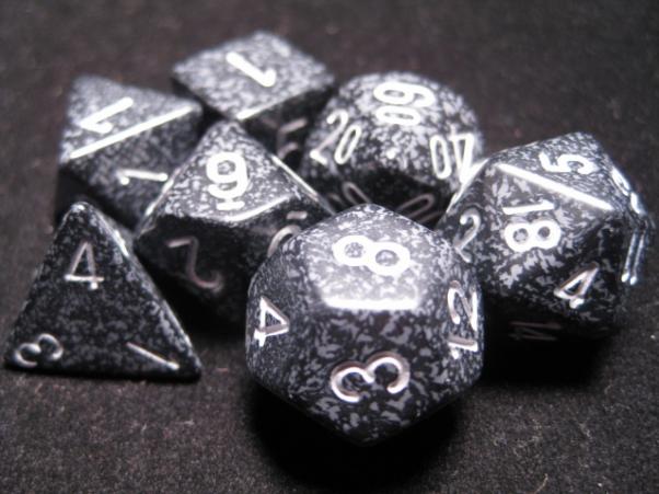 Chessex Dice Sets: Ninja Poly 7-dice Cube
