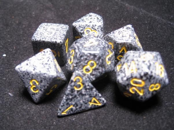 Chessex Dice Sets: Urban Poly 7-dice Cube