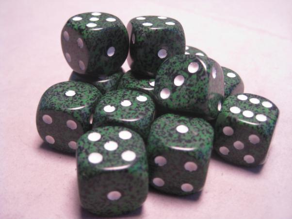 Chessex Dice Sets: Recon Speckled 16mm d6 (12)