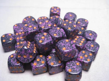 Chessex Dice Sets: Hurricane Speckled 12mm d6 (36)