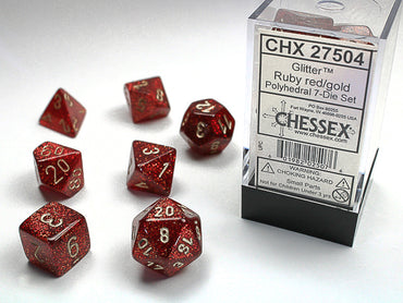 Chessex Dice Sets: Earth Poly 7-dice Cube