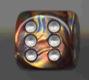 Chessex Dice Sets: Gold/Silver Lustrous 12mm d6 (36)