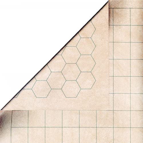 Chessex: Reversible Battlemat 1.5 inch Square & 1.5 inch Hex (23.5in x 26in)