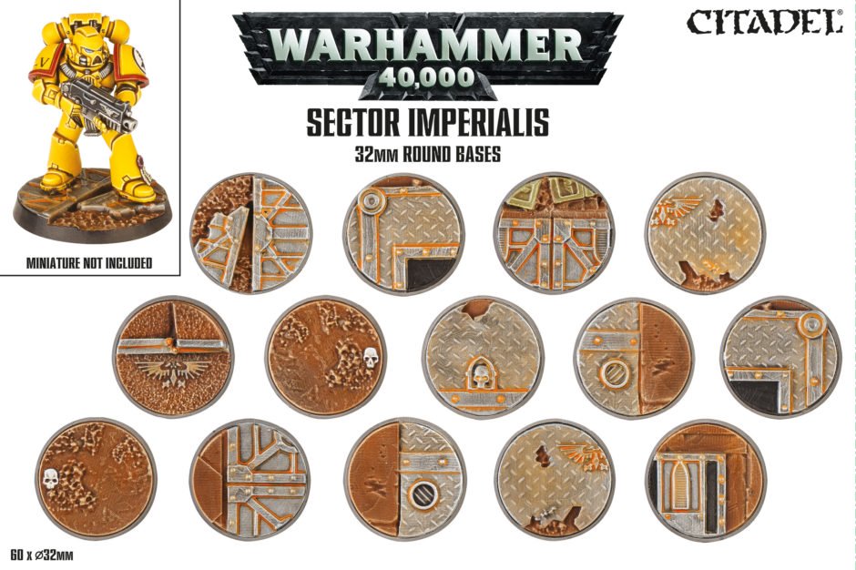 Warhammer 40000: Sector Imperialis 32mm Round Bases