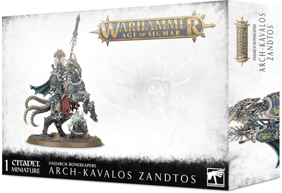 Warhammer Age of Sigmar: Ossiarch Bonereapers Arch-Kavalos Zandtos