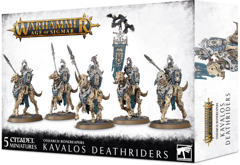 Warhammer Age of Sigmar: Ossiarch Bonereapers Kavalos Deathriders