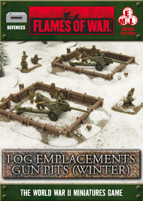 Log Emplacements - Gun Pit Markers (winter)