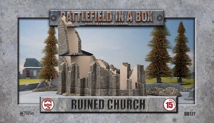 Church (Ruined) - Lille, (x1) - WWII 15mm