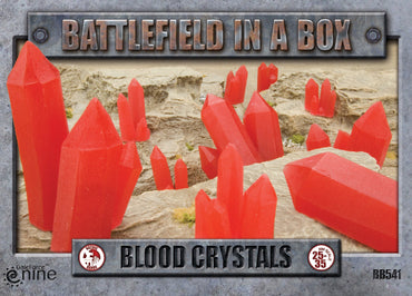 Blood Crystals - Red - (x6) - 30mm