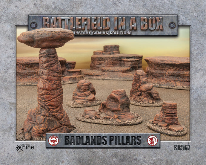 Badlands Pillars - Mars (x5) - 30mm